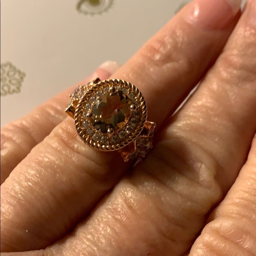 Morganite Ring new without tags - Picture 3 of 7